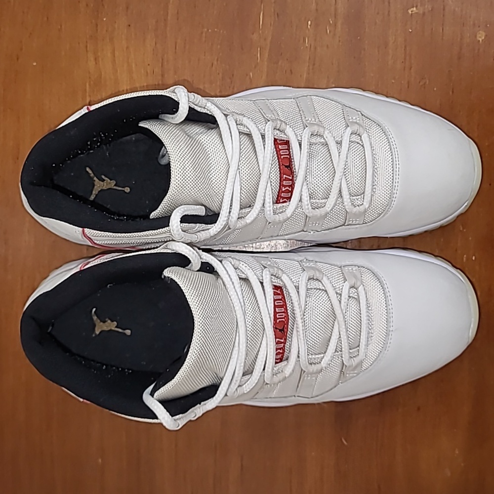 Air Jordan 11 Retro Mid Platinum Tint Mens Sneakers 378037-016 Size 13 - Picture 11 of 17